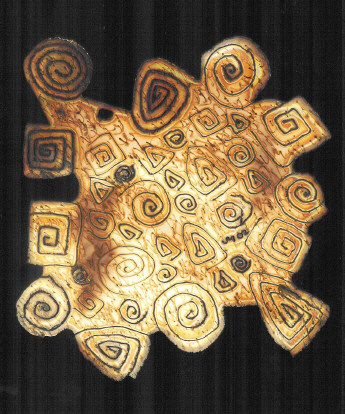 "Free Form", Original, Etched & Torched Copper - Jason Mernick