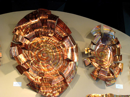"Suns", Original, Torch Painted Copper - Jason Mernick