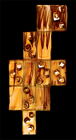 "Geometry", Original, Copper Geometric Abstract - Jason Mernick