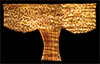 "Copper Cut Tree Of Life", Original, Torch Painted Copper - Jason Mernick