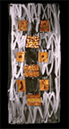 "Weave III", Original, Stainless Steel & Pounded Copper Straight Weave - Jason Mernick